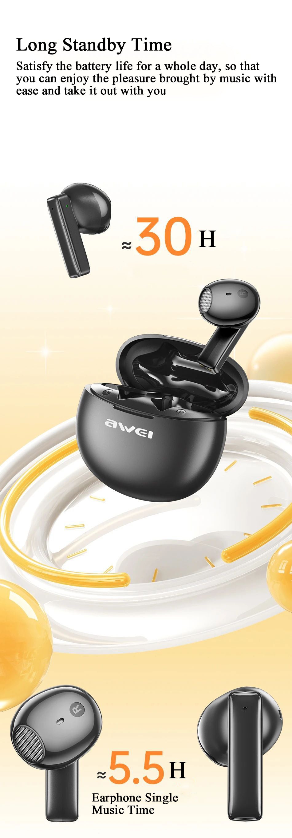 T87 - TWS Bluetooth Earphones