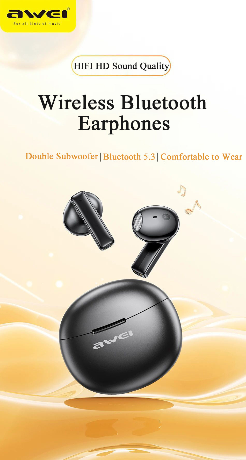 T87 - TWS Bluetooth Earphones