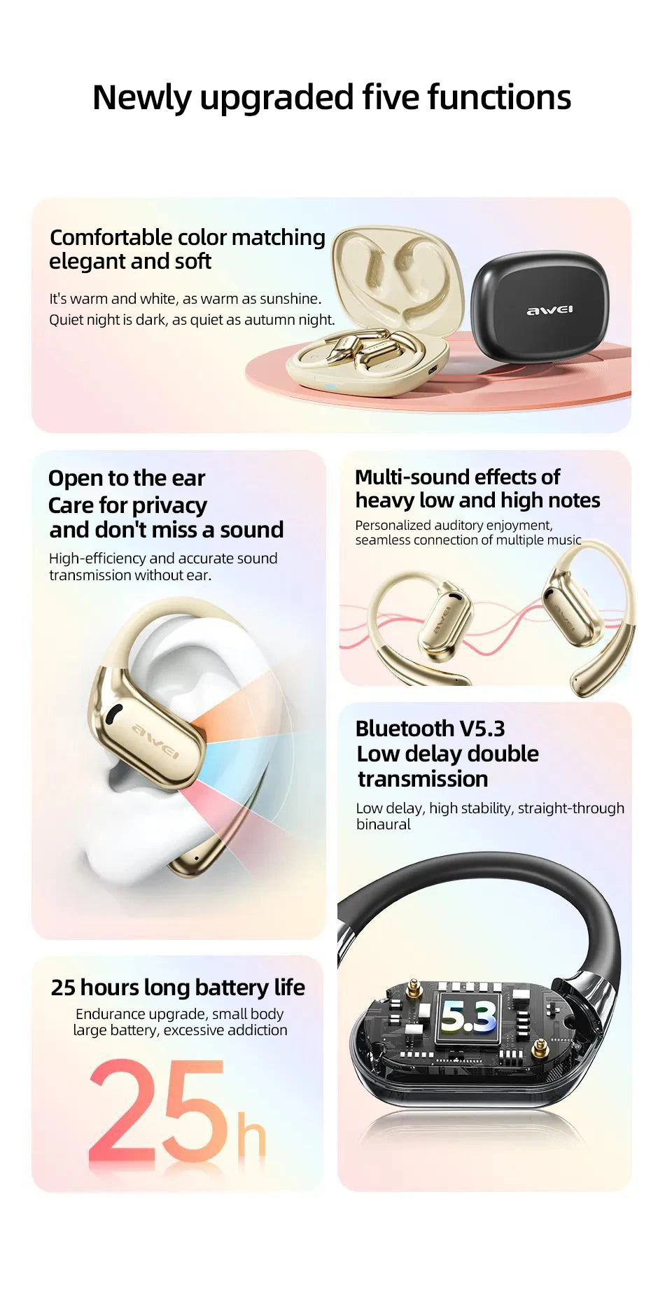 TZ8, Bluetooth Earphones