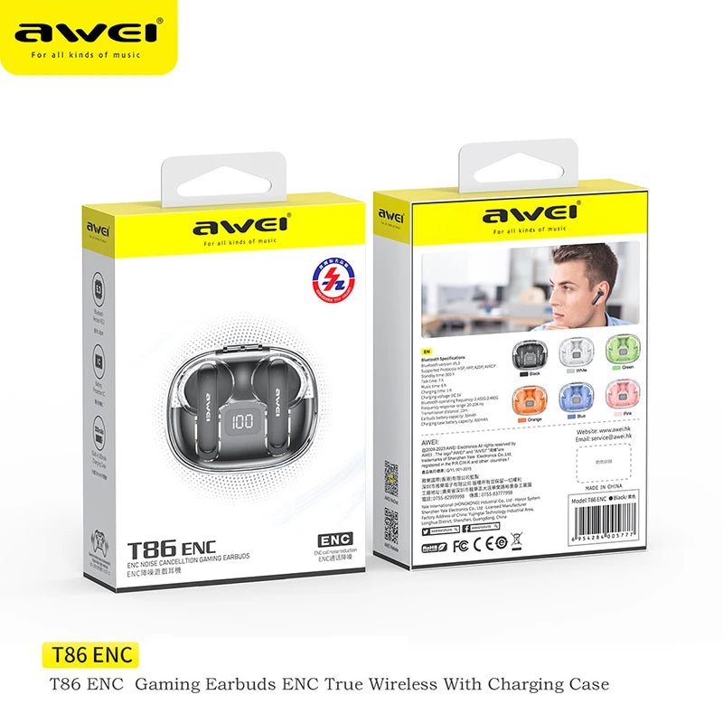 T86, ENC Earbuds