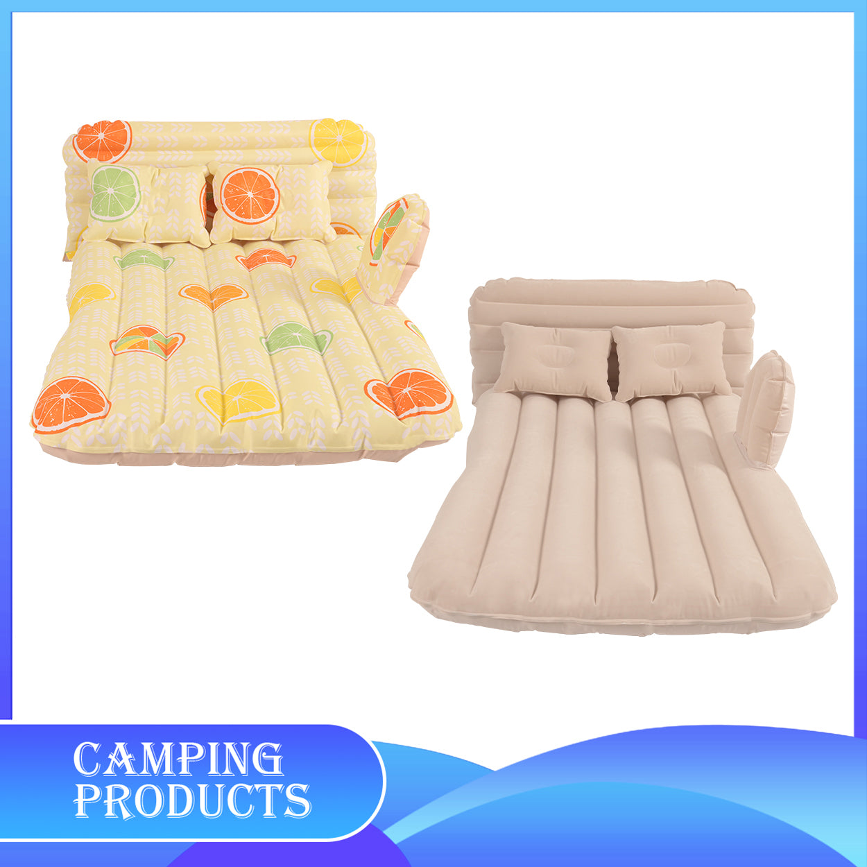 Inflatable Mattresses with Pillow