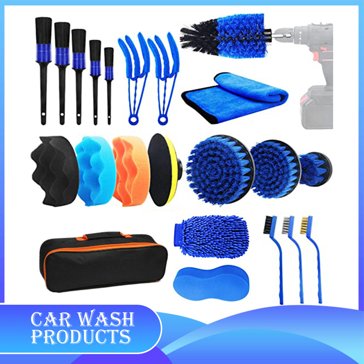 Car Wash Brush Set
