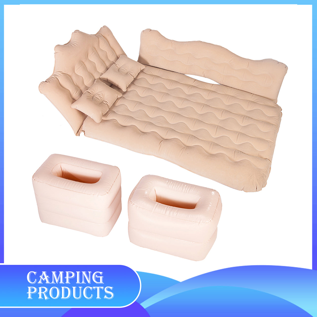 Inflatable Mattresses with Pillow