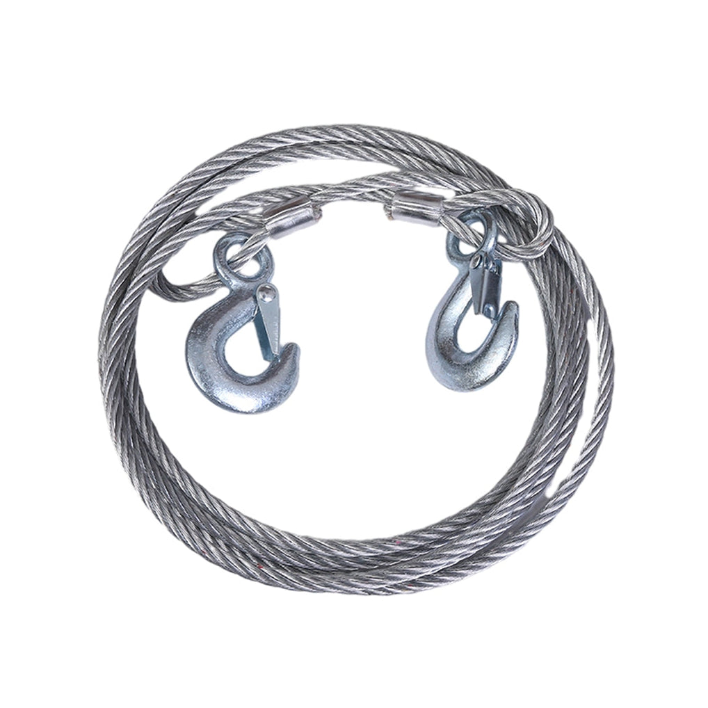 Heavy-Duty Steel Tow Cable with Hooks