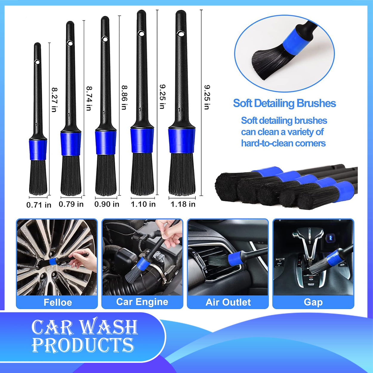 Car Wash Brush Set