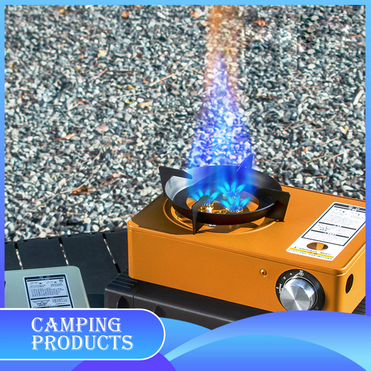 Portable Single-Burner Gas Stove