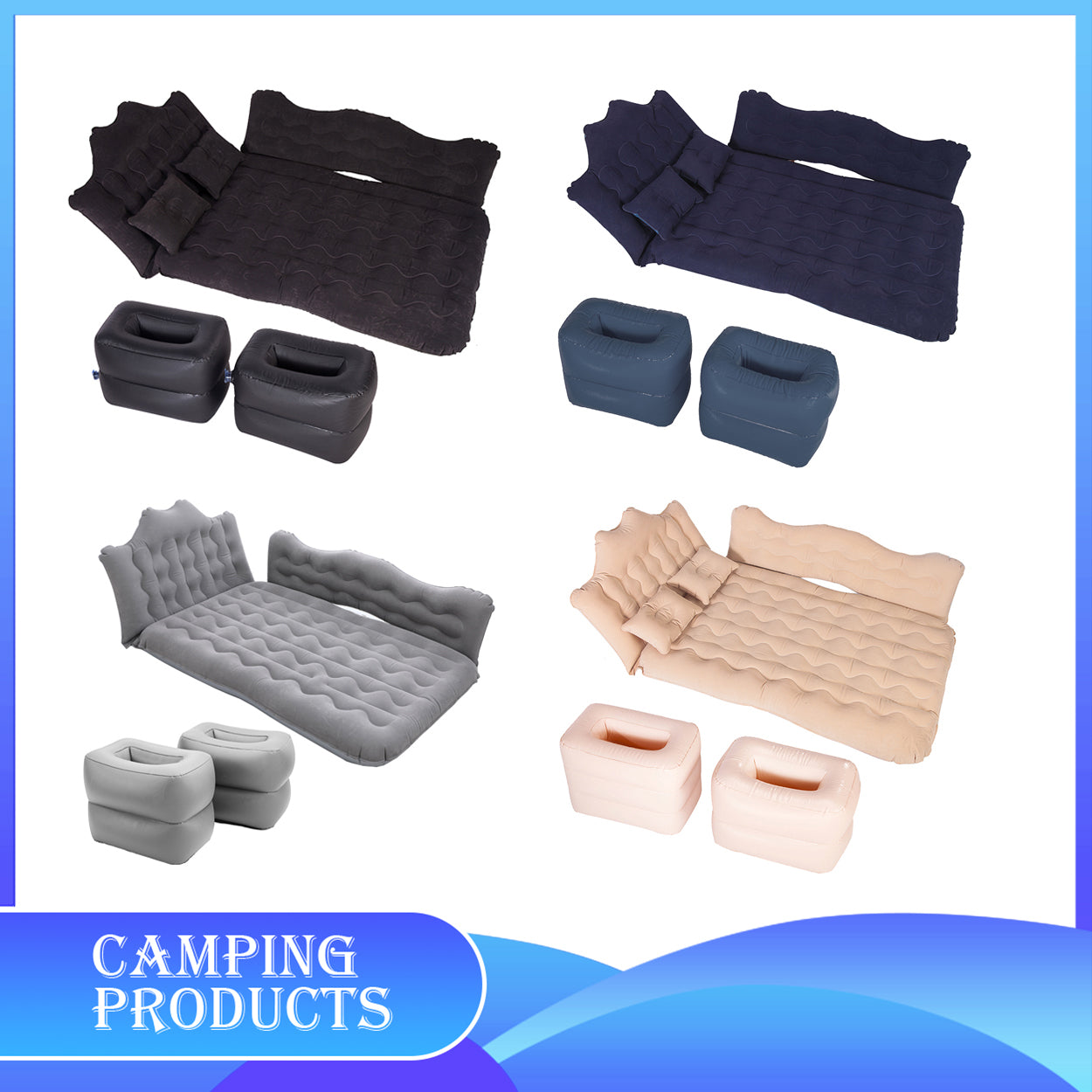 Inflatable Mattresses with Pillow