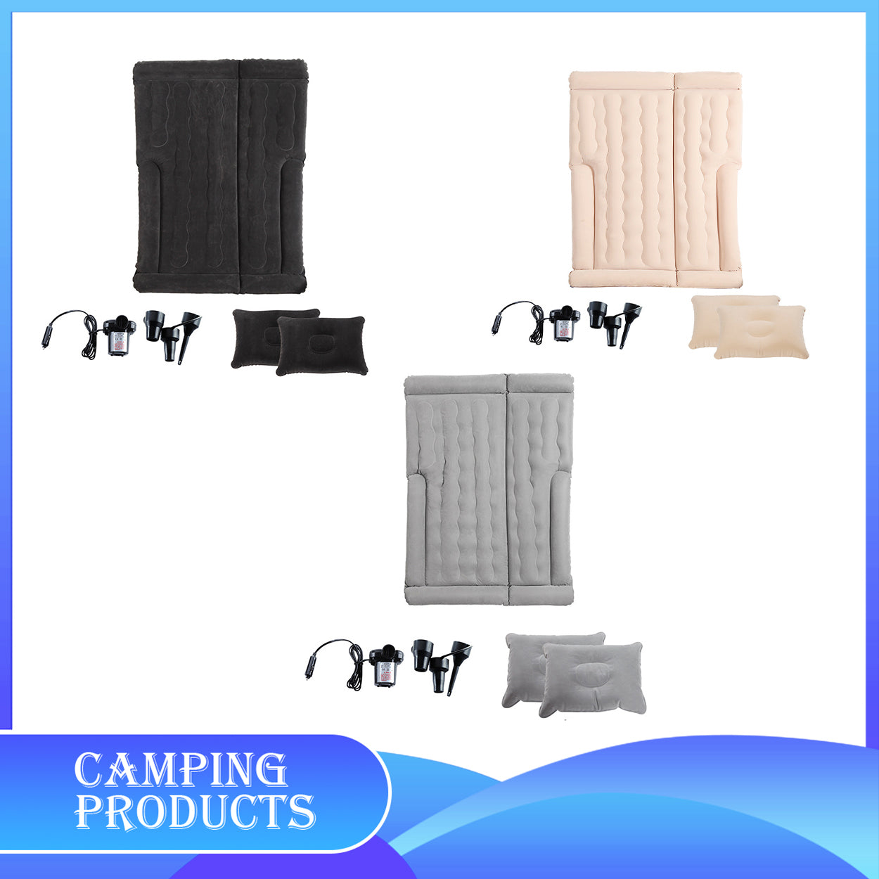 Inflatable Mattresses with Pillow