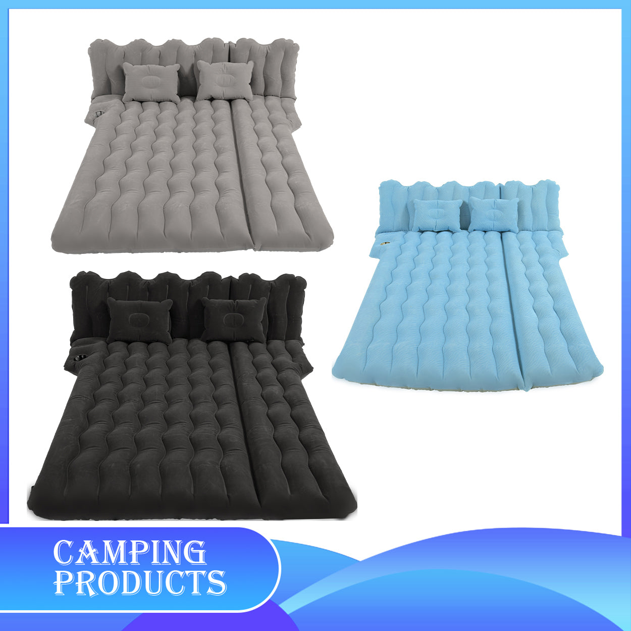 Inflatable Mattresses with Pillow
