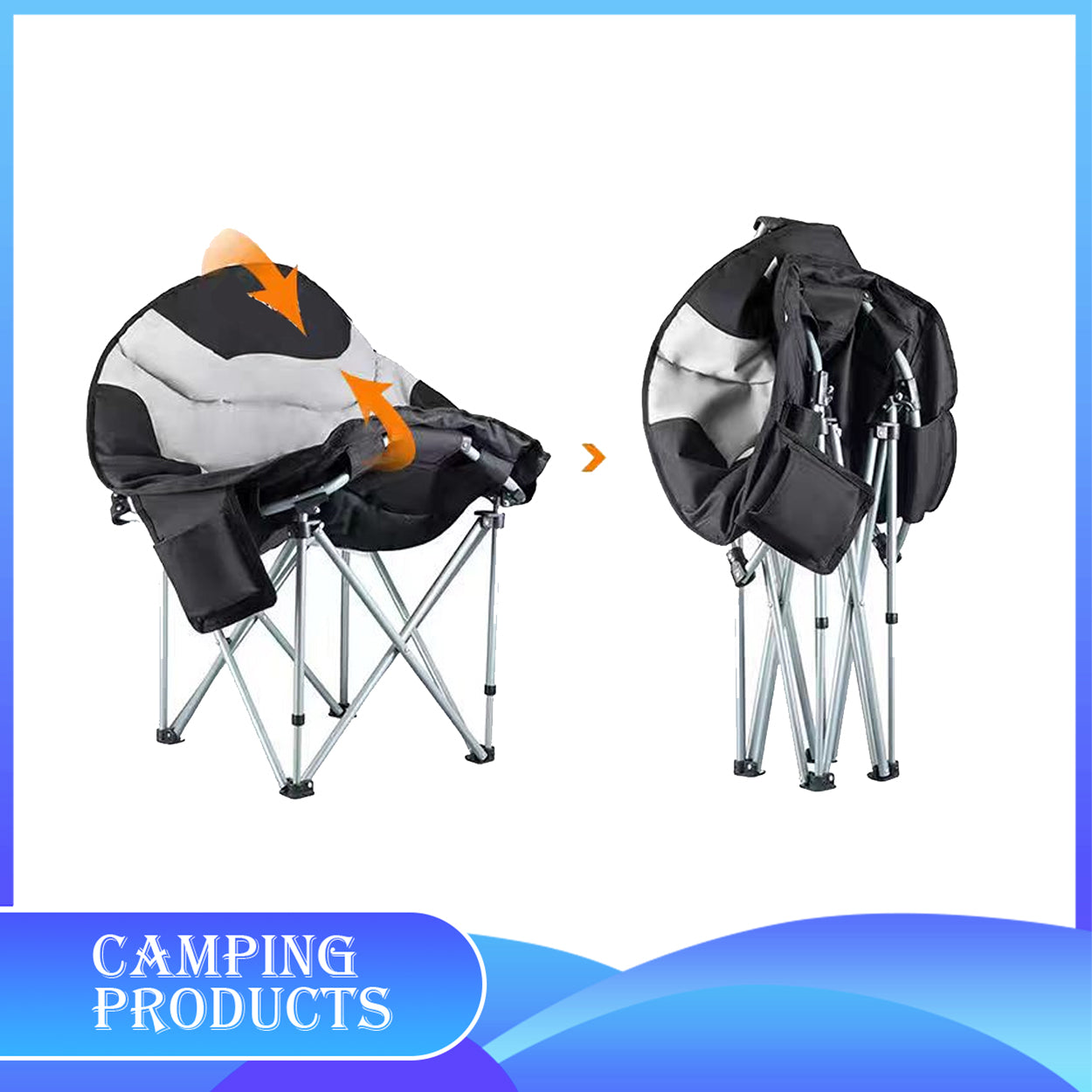 Portable Oversized Moon Chair
