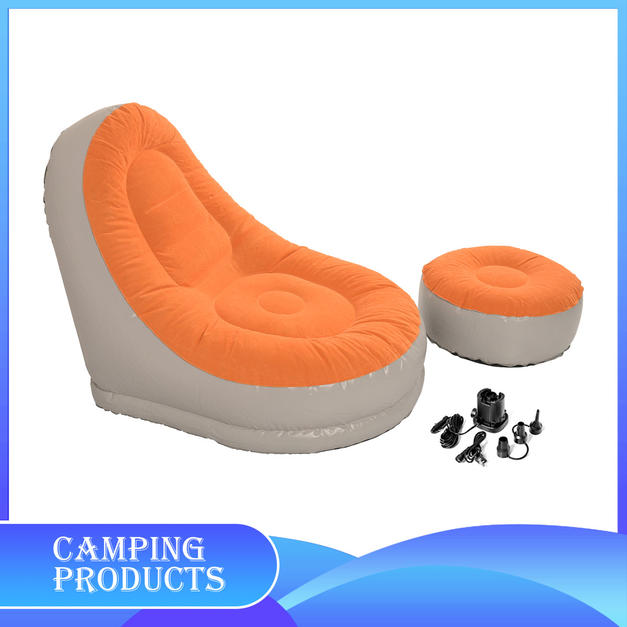 Inflatable Bean Bag Sofa Set