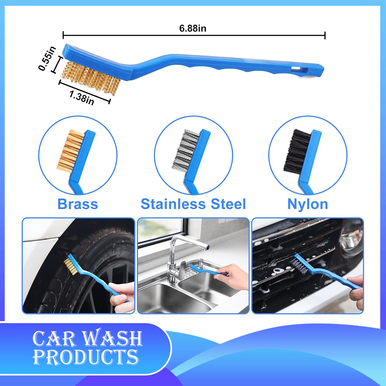 Car Wash Brush Set