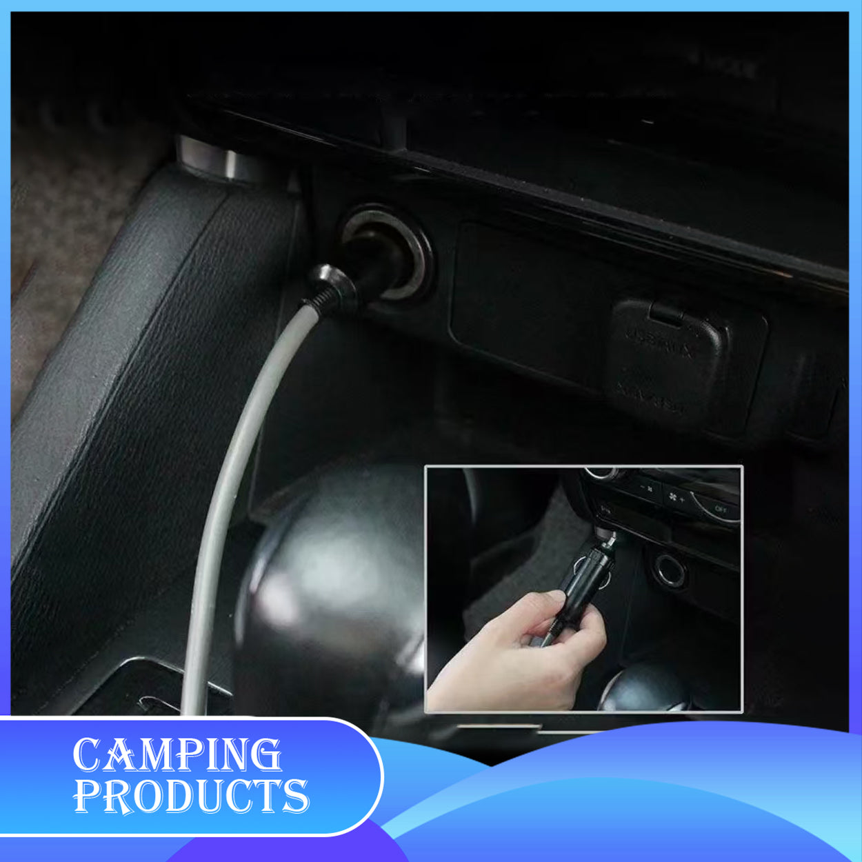 Electric Shower with Car Adapter