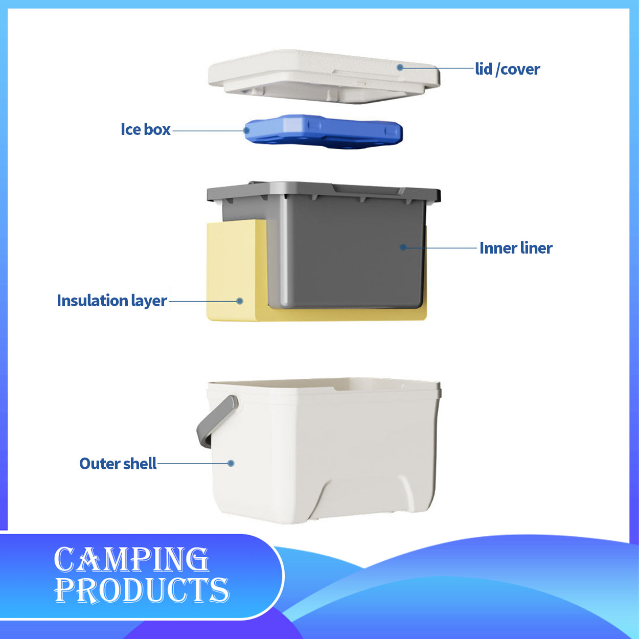 Portable Camping Cooler