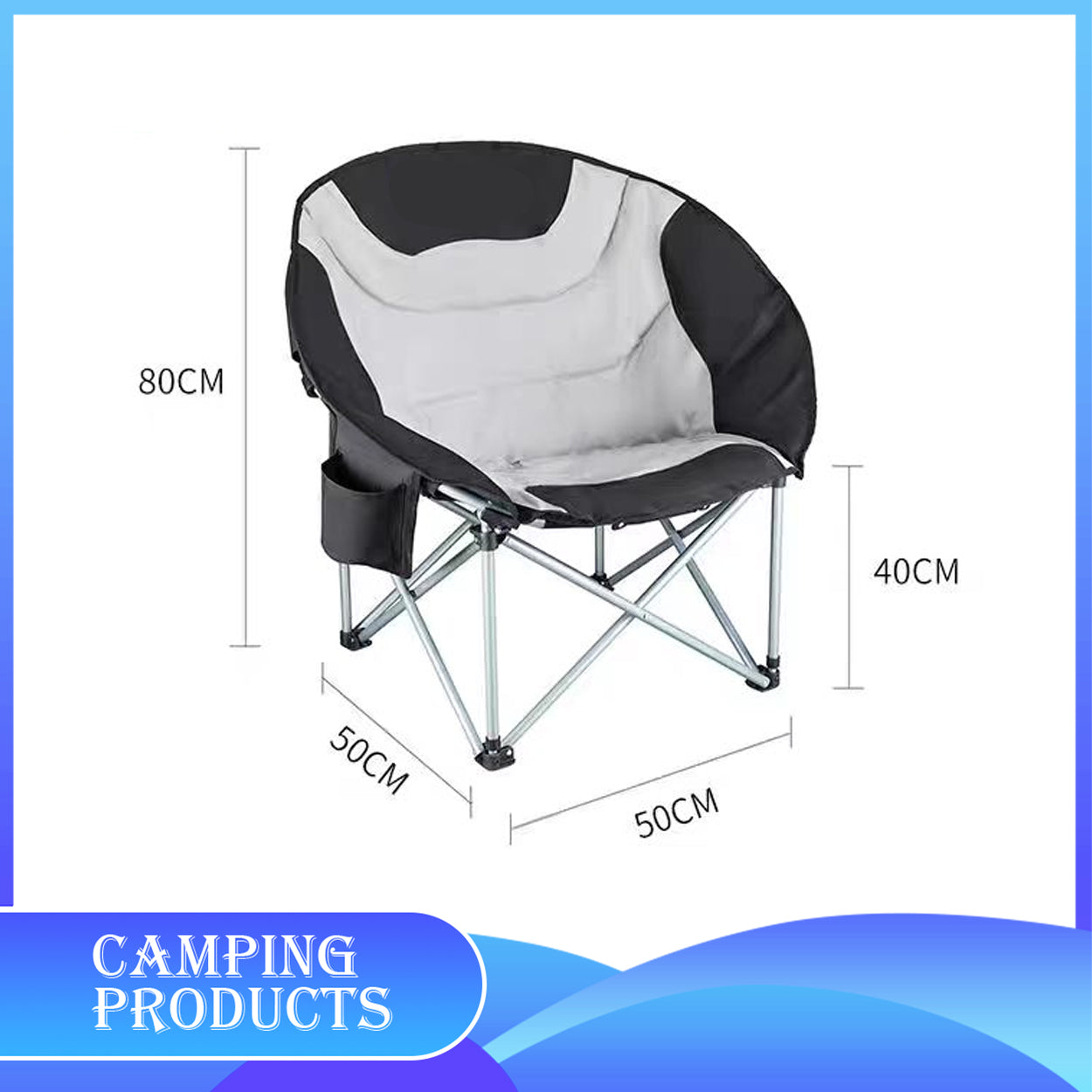 Portable Oversized Moon Chair