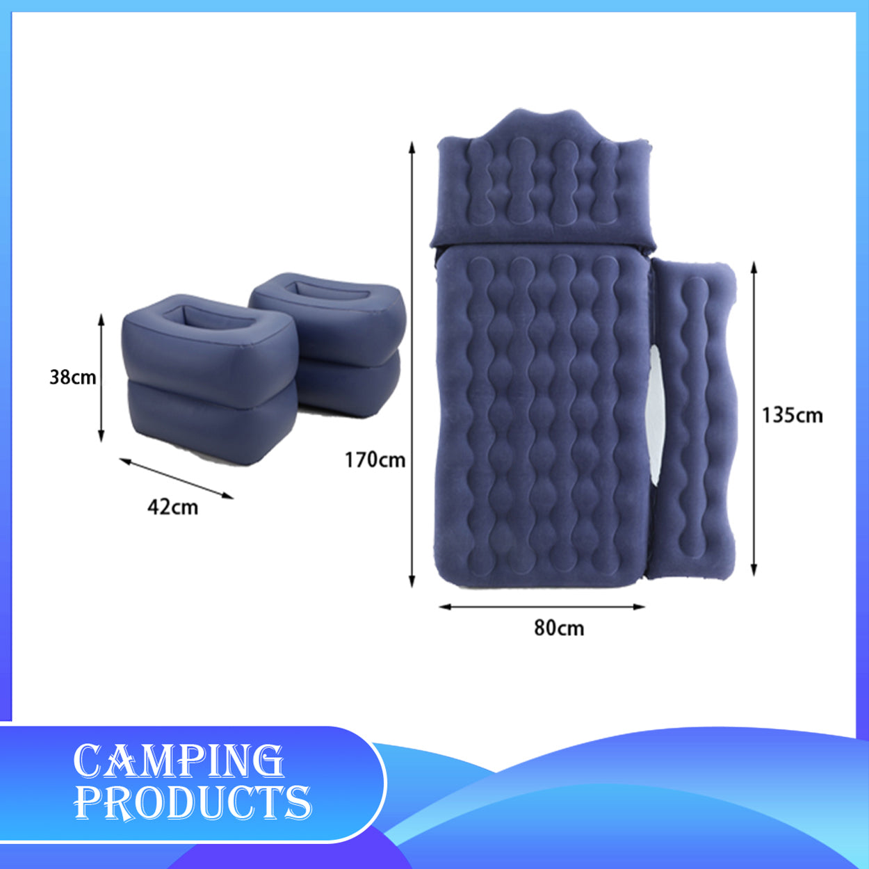 Inflatable Mattresses with Pillow
