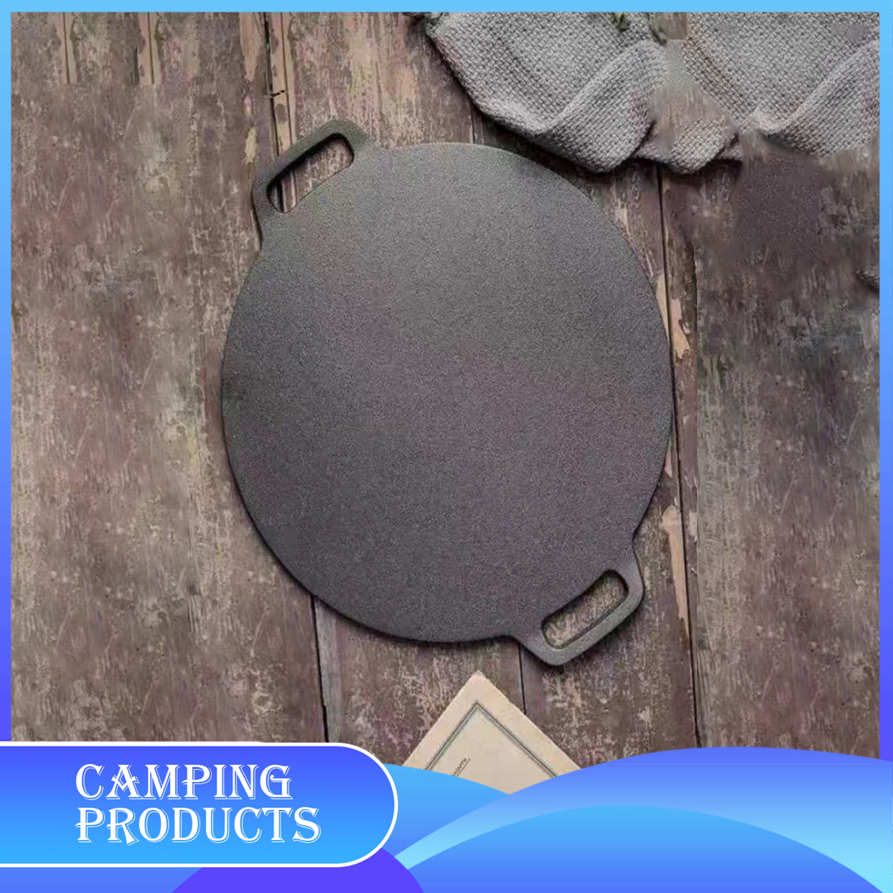 Iron Tawa with Dual Handles