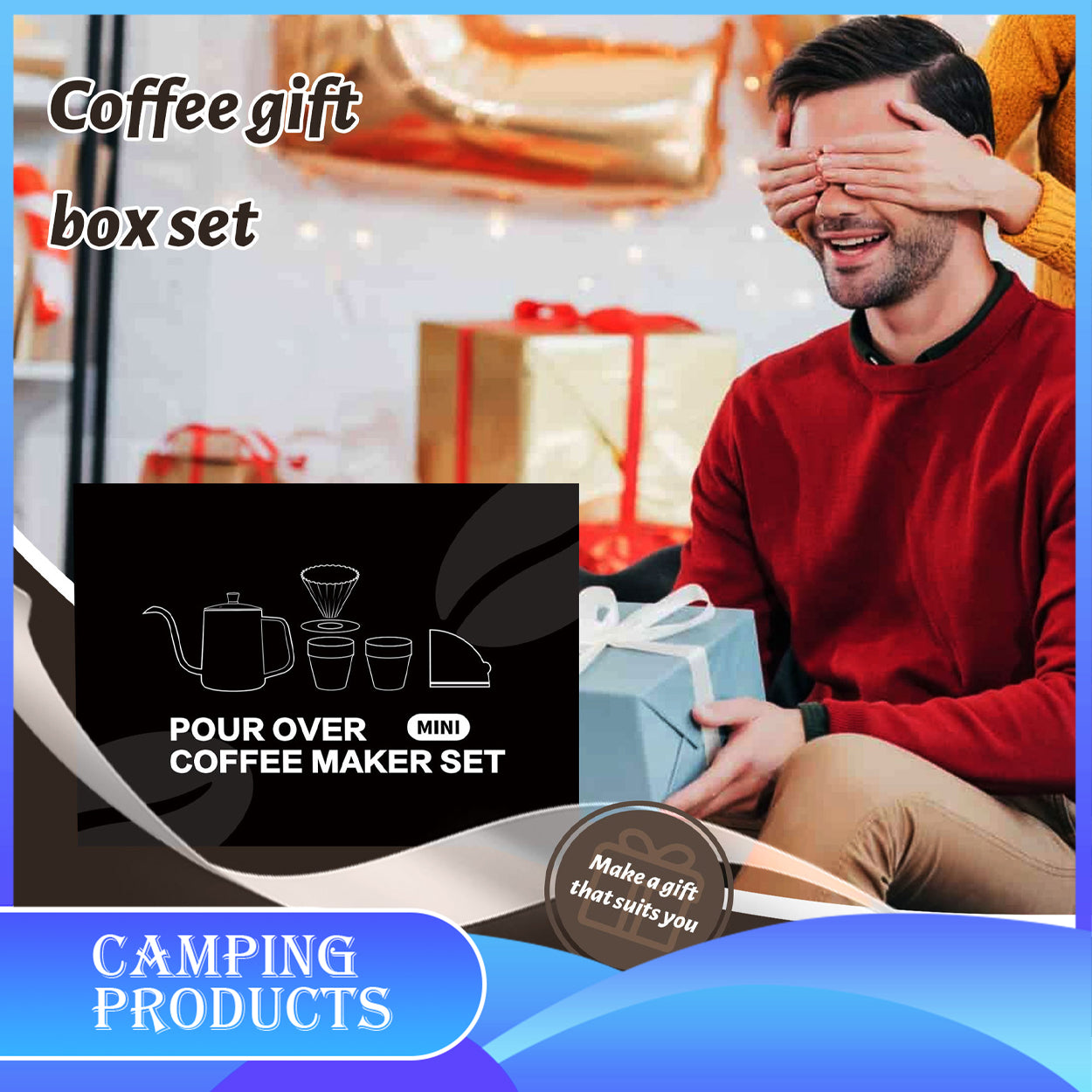 Mini Camping Coffee Maker Set