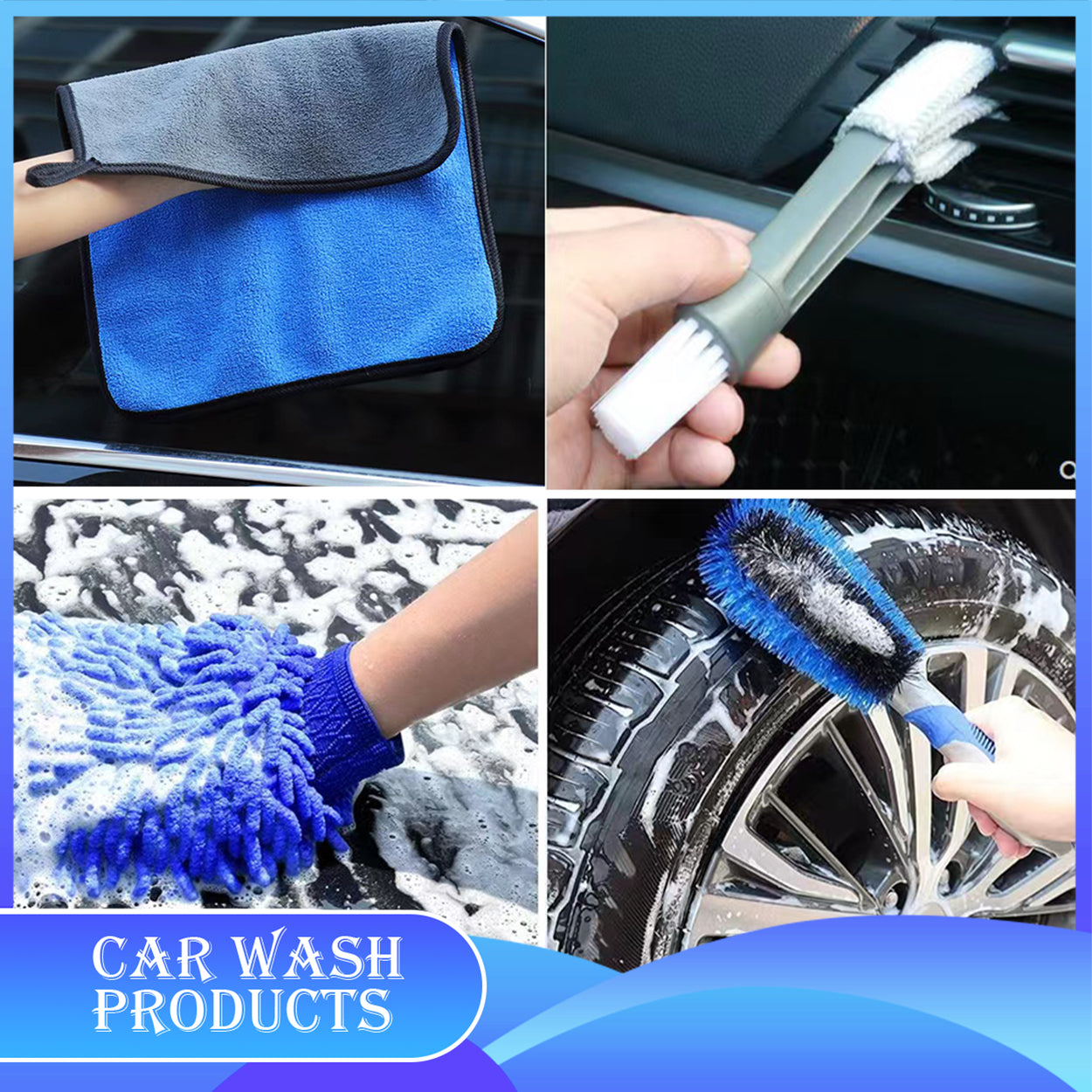 Car Wash Brush Set