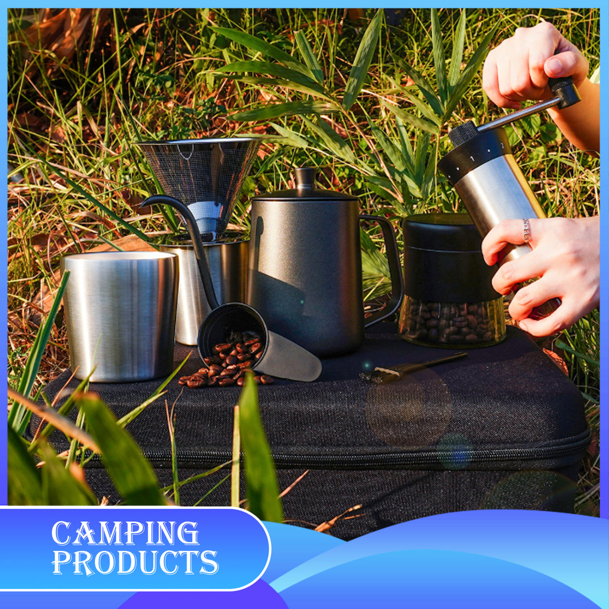 Camping Coffee Maker Set
