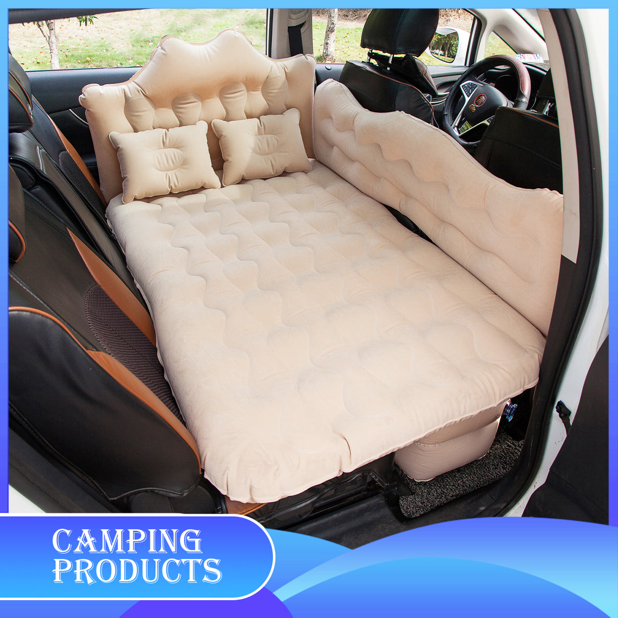 Inflatable Mattresses with Pillow