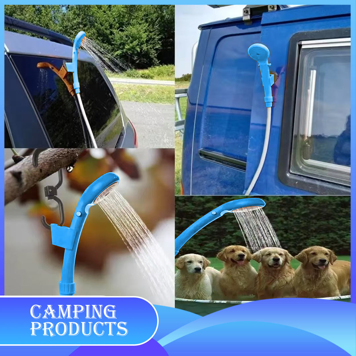 Electric Shower with Car Adapter