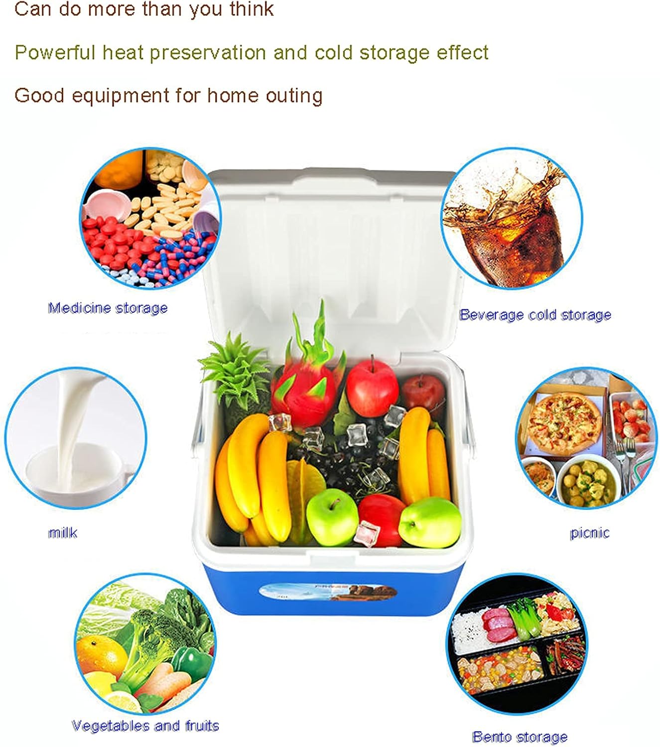 28L Rolling Cooler Box