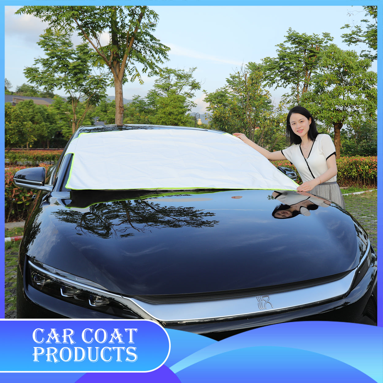 Cooling car shade