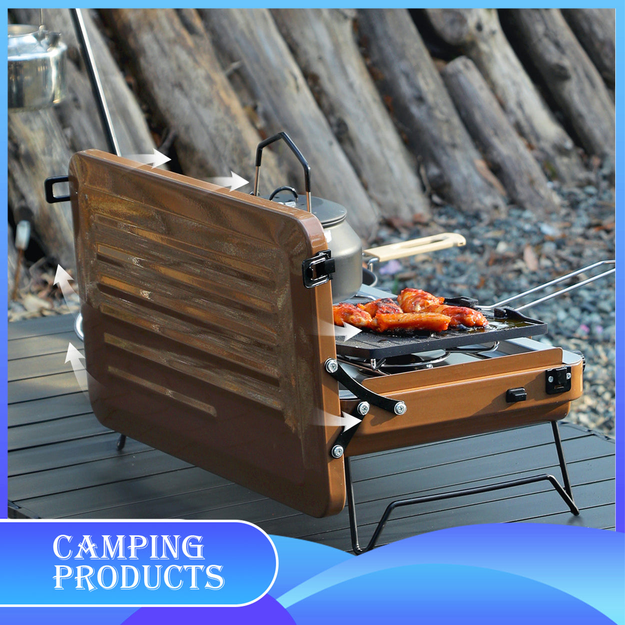 Portable 2-Burner Camping Stove