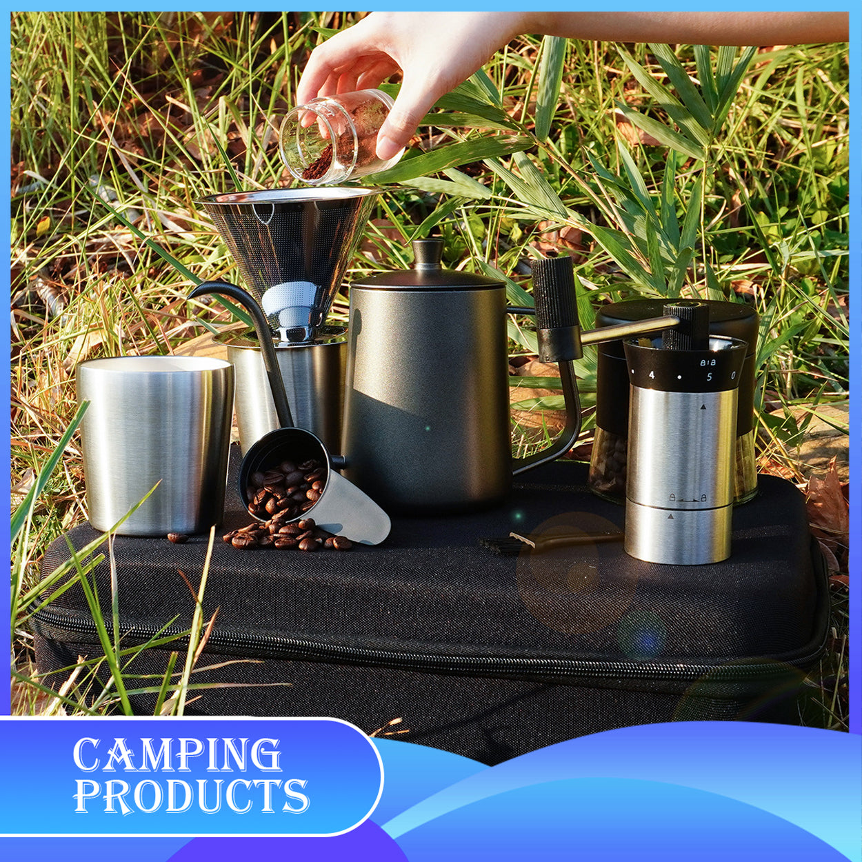 Camping Coffee Maker Set