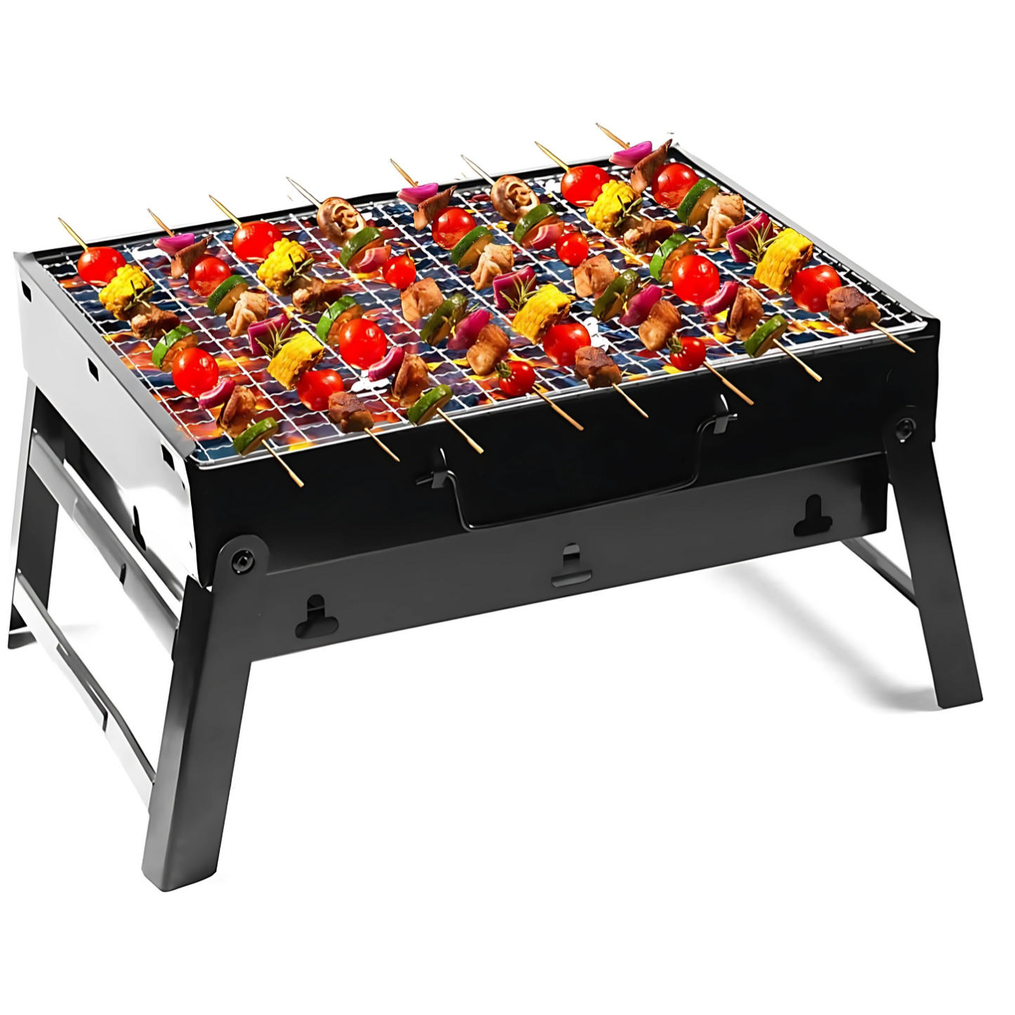 Foldable Charcoal Grill Outdoor Smoker