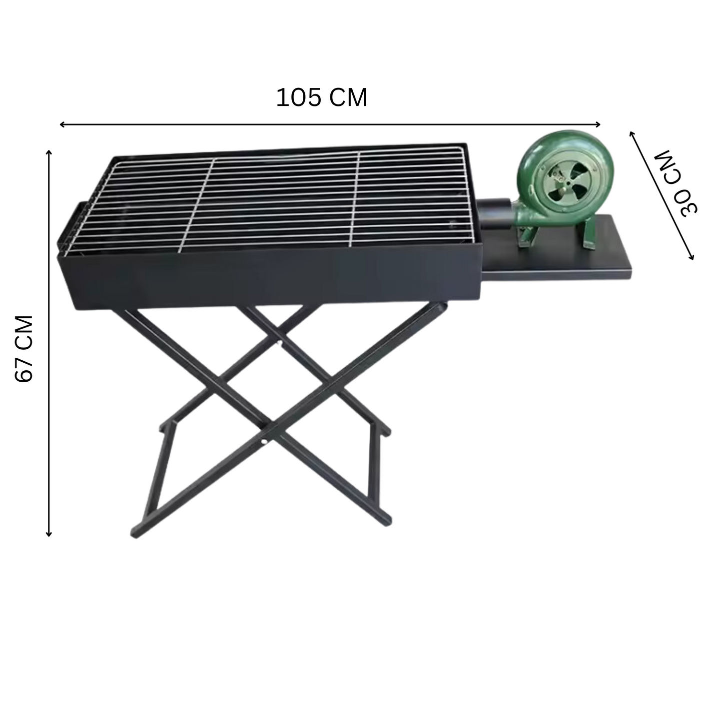 BBQ Grill Portable Table with Air-Blower
