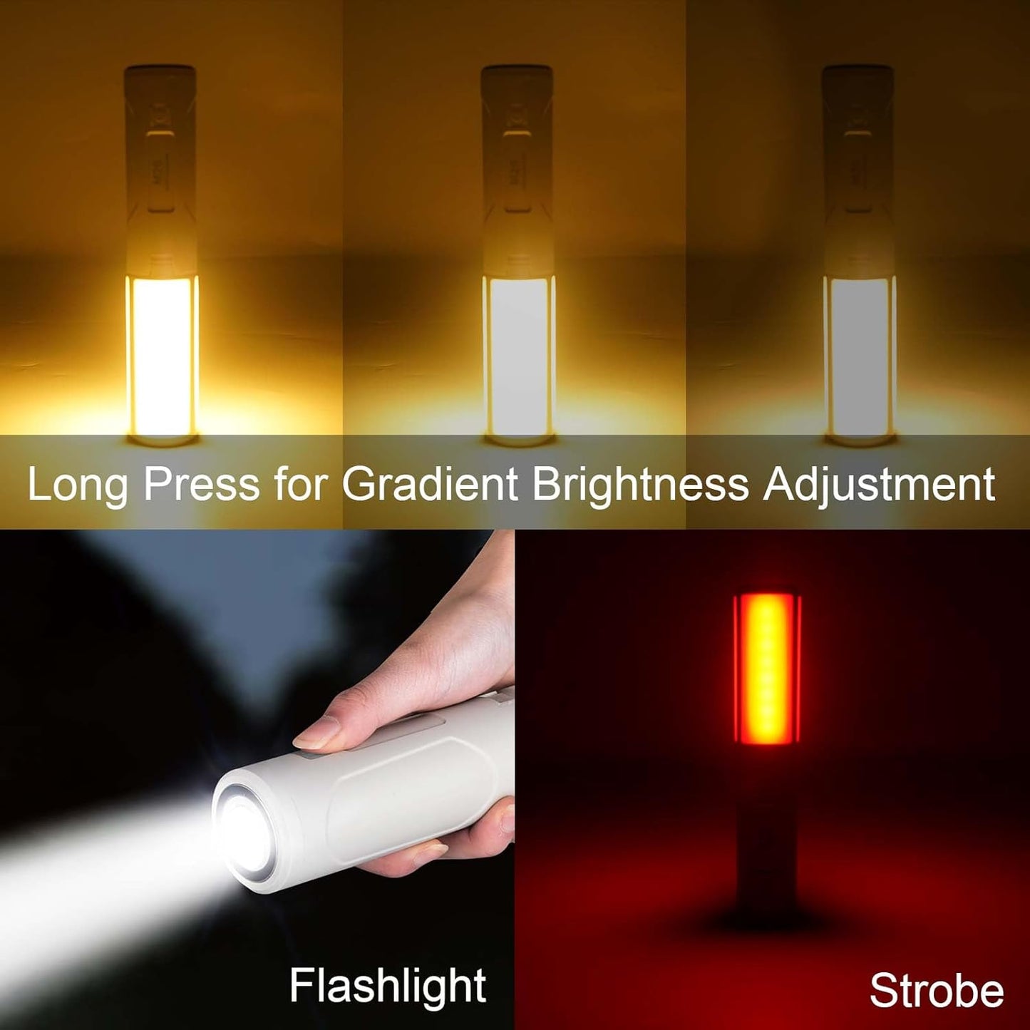 Folding light with Magnetic Base