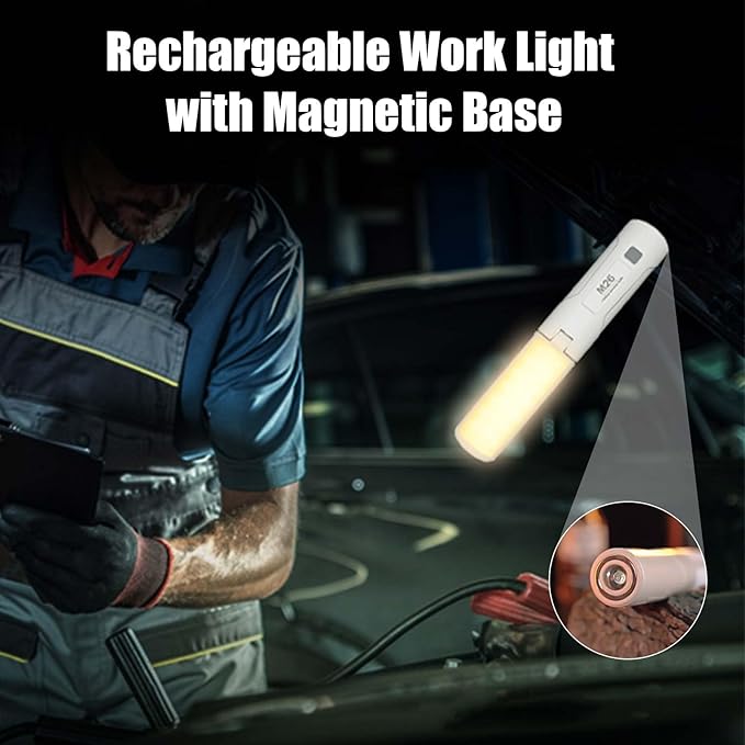 Folding light with Magnetic Base