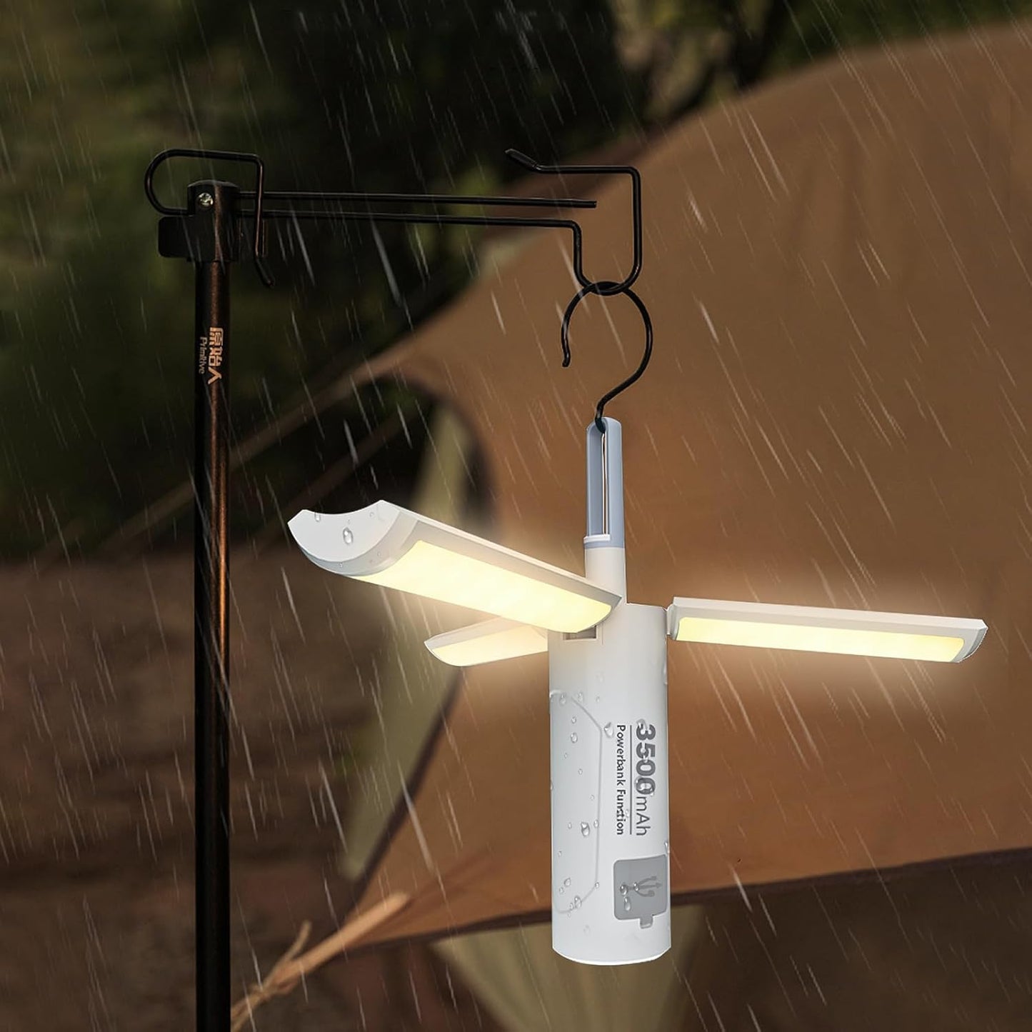 Folding light with Magnetic Base