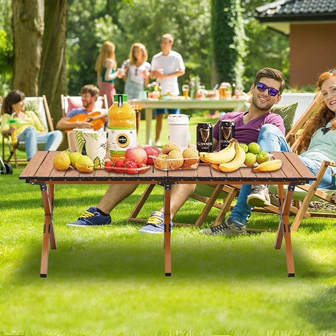 Folding Aluminum Camping Table - 60cm