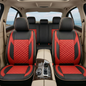 Premium 5Pcs Set Leather (Faux) Car Seat Cover Full Set | SUV Car