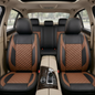 Premium 5Pcs Set Leather (Faux) Car Seat Cover Full Set | SUV Car