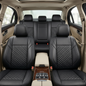 Premium 5Pcs Set Leather (Faux) Car Seat Cover Full Set | SUV Car