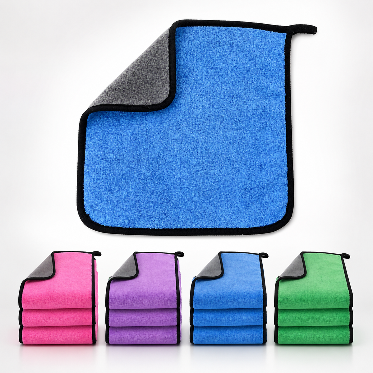 Microfiber Cleaning Cloth 12Pcs | 24Pcs | 36Pcs - 30*40cm, 400 GSM
