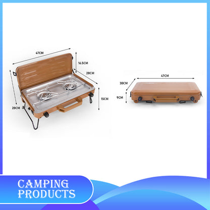 Portable 2-Burner Camping Stove