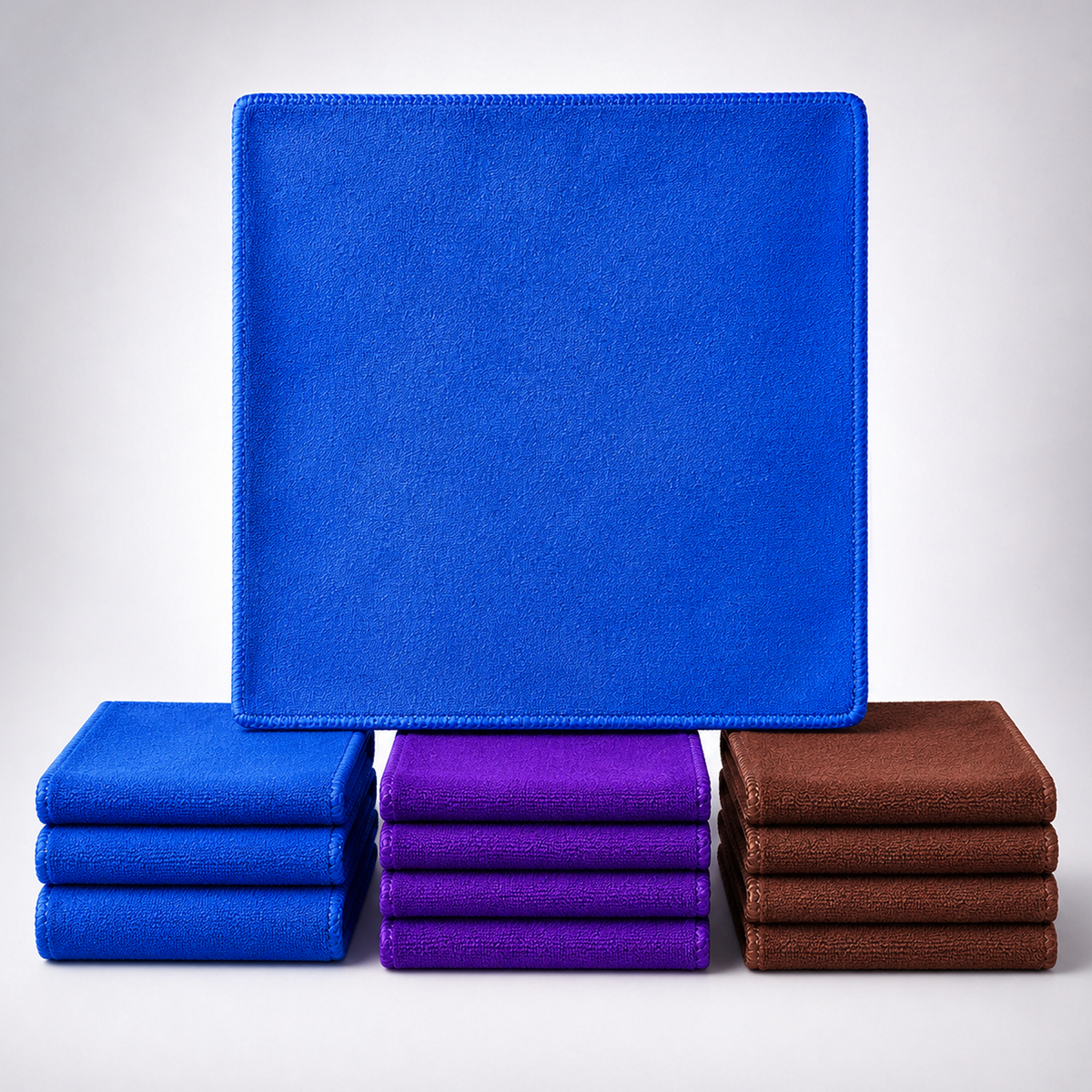 Microfiber Cleaning Cloth 12Pcs | 24Pcs | 36Pcs - 30*30cm, 350 GSM