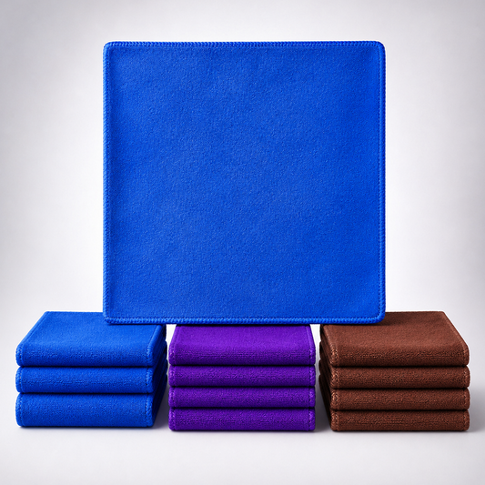 Microfiber Cleaning Cloth 12Pcs | 24Pcs | 36Pcs - 30*30cm, 350 GSM