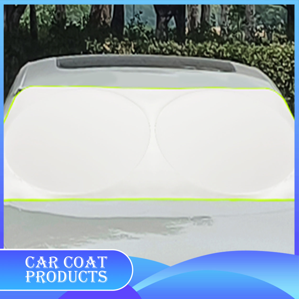 Cooling car shade