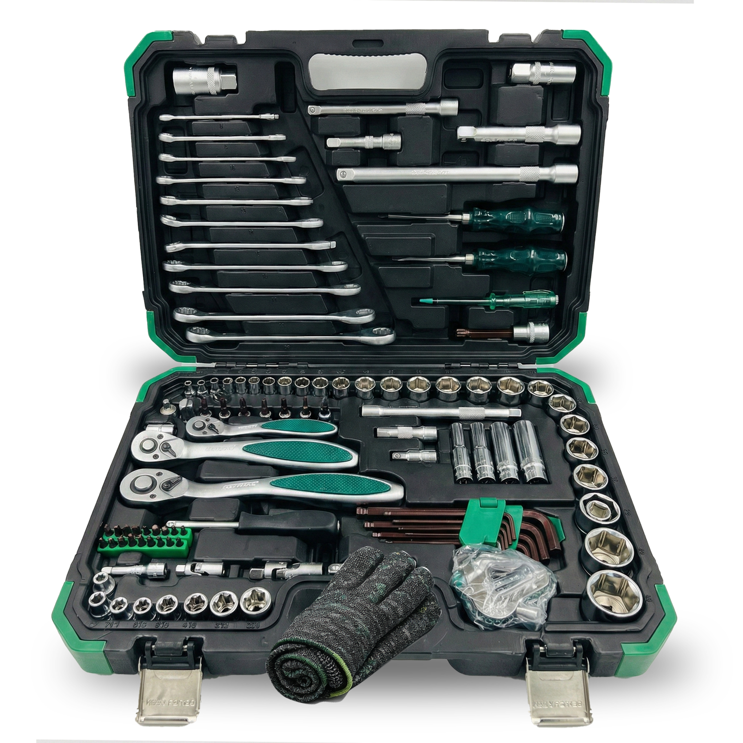 Precision Ratcheting Screwdriver & Socket Bit Set | 121 Pcs