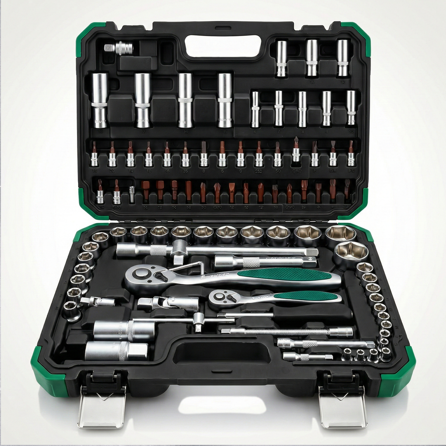 Precision Ratcheting Screwdriver & Socket Bit Set | 94 Pcs