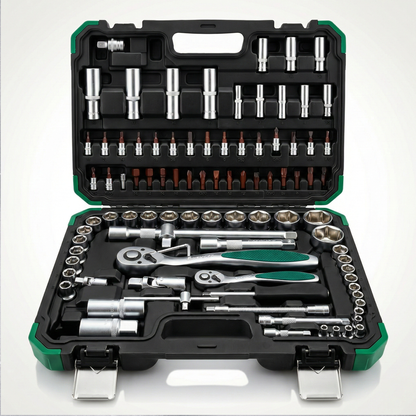 Precision Ratcheting Screwdriver & Socket Bit Set | 94 Pcs
