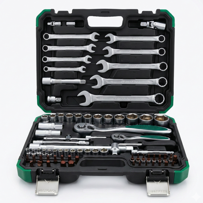 Precision Ratcheting Screwdriver & Socket Bit Set | 82 Pcs