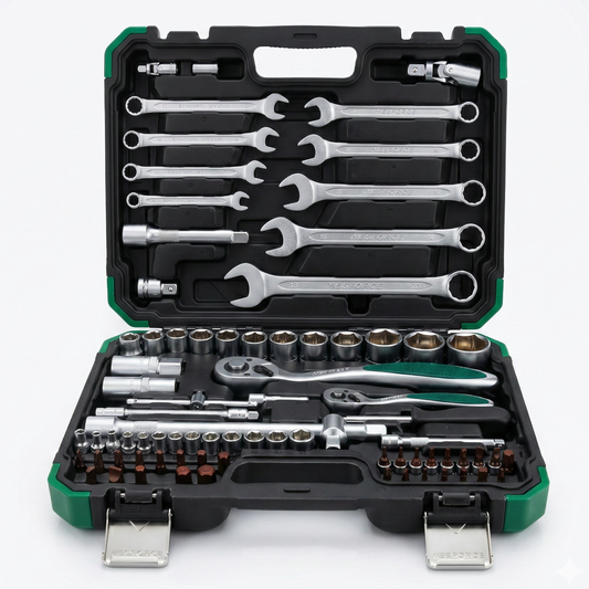 Precision Ratcheting Screwdriver & Socket Bit Set | 82 Pcs