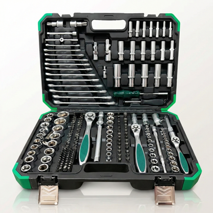 Precision Ratcheting Screwdriver & Socket Bit Set | 218 Pcs